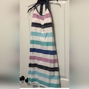 Talbots Halter Dress Size L w Built In Bra